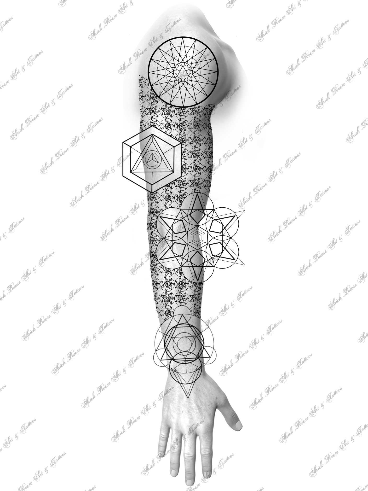 geometric-sleeve-design-arick-reese-art-tattoos