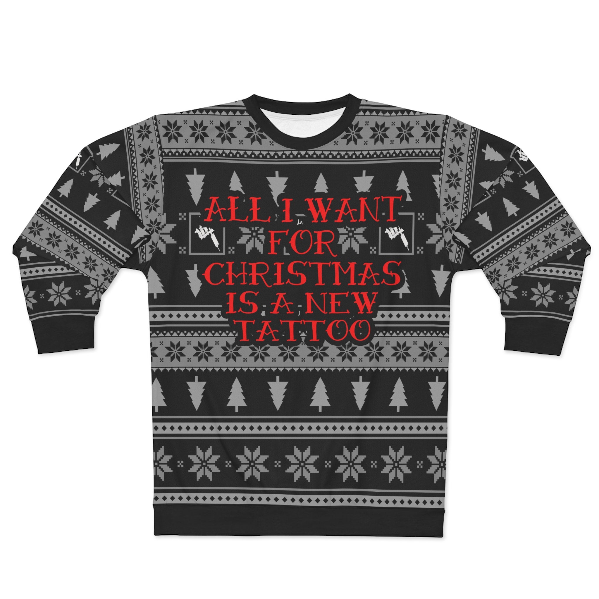 Tattoo christmas sweater cheap
